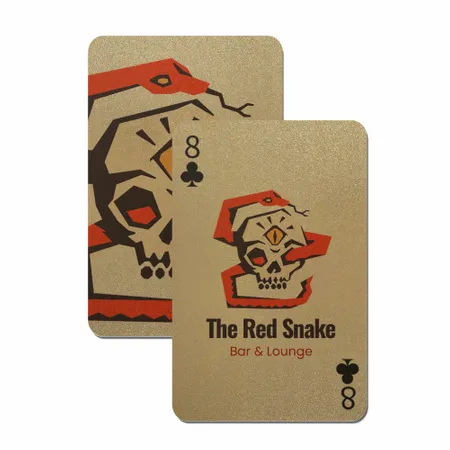 Gold Glitter Playing Cards - Imprint Now - NZ