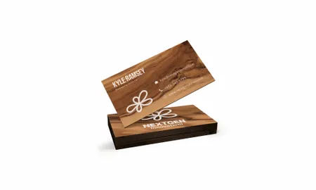 Environmentally Friendly Wooden House Card - Imprint Now - NZ