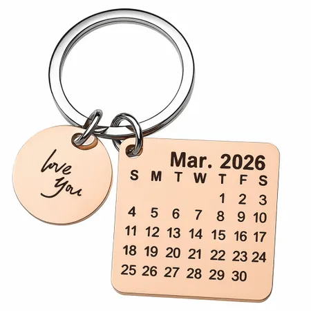 Charming Metal Keychain - Imprint Now - NZ