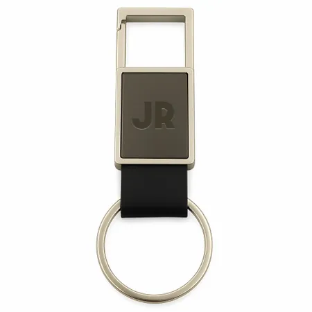 Square Caribiner Metal Keychain - Imprint Now - NZ