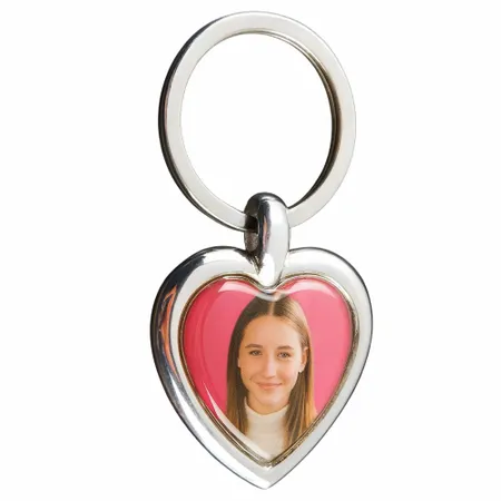 Spinning Heart Metal Keychain - Imprint Now - NZ