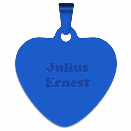 Full Colour Heart Metal Keychain - Imprint Now - NZ