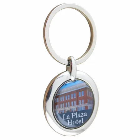 Spinning Circle Metal Keychain - Imprint Now - NZ
