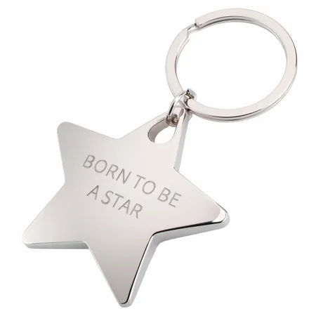 Dazzling Star Metal Keychain - Imprint Now - NZ
