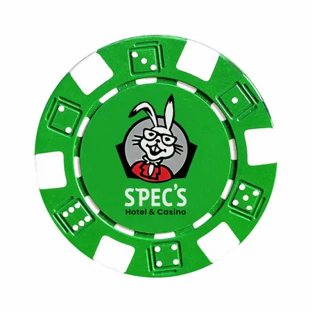 6 Stripe Custom Poker Chips - Imprint Now - NZ
