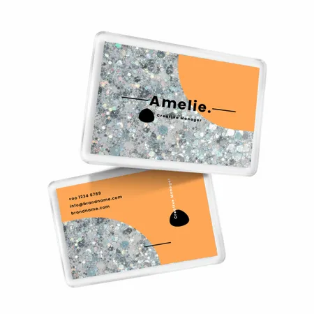 Acrylic Quicksand Card - Imprint Now - NZ