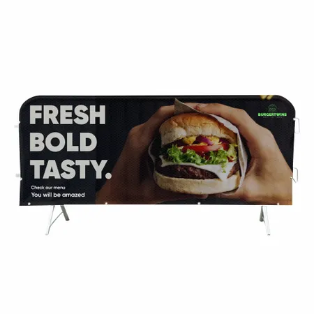 Crowd Barrier Covers - Imprint Now - NZ