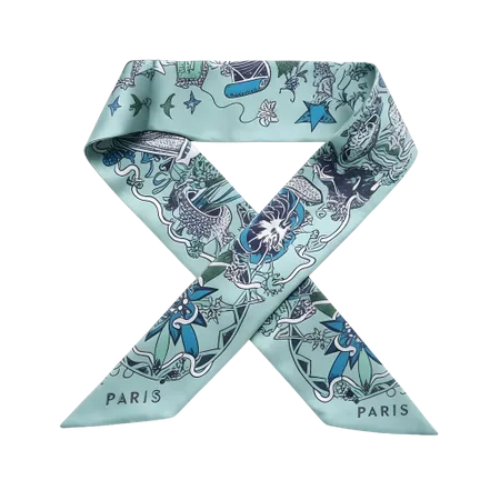 Silk Hair Tie Scarf - Imprint Now - NZ