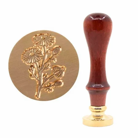 Beechwood Handle Wax Seal Stamps - Imprint Now - NZ