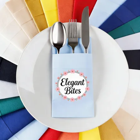 Custom Pocket Napkin - Imprint Now - NZ