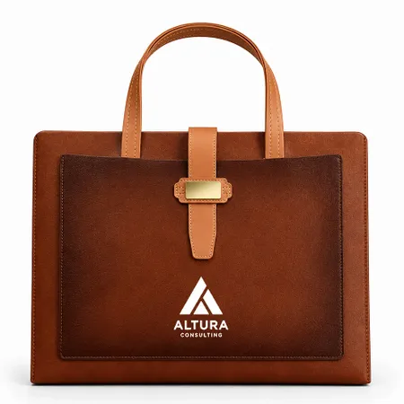 Leather Document Holders with Handle - Imprint Now - NZ