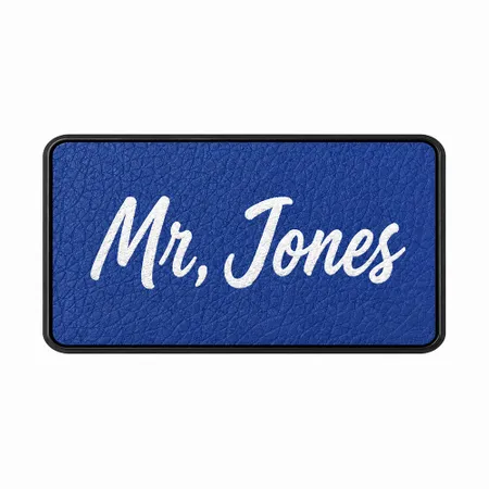Leather Name Badges - Imprint Now - NZ