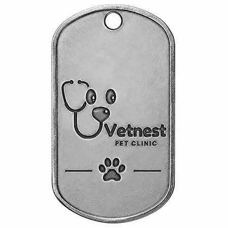 3D Metal Dog Tags - Imprint Now - NZ