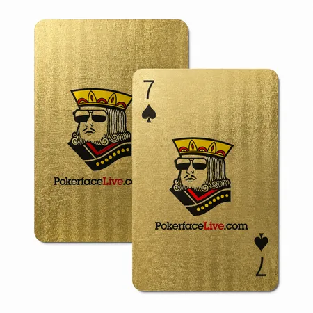 Brushed Gold Finish Playing Cards - Imprint Now - NZ
