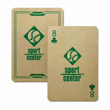 Gold Glitter Playing Cards - Imprint Now - NZ