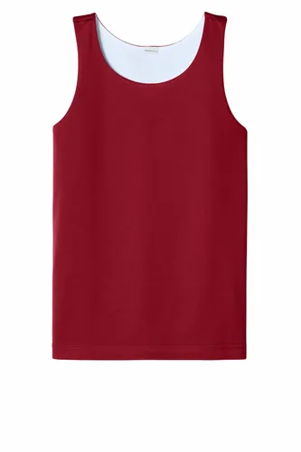 Deep Red/ White