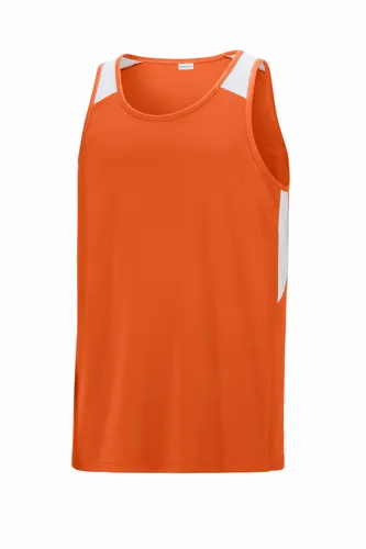 Deep Orange/ White