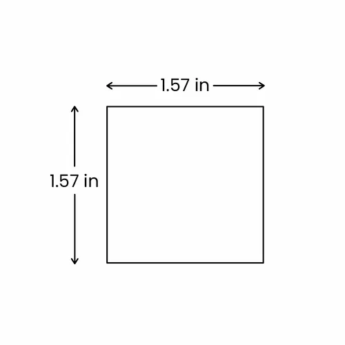 4 x 4 cm