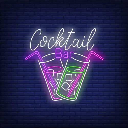 Cocktail Bar Neon - Imprint Now - NZ