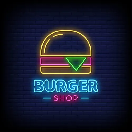 Burger Shop Neon Sign - Imprint Now - NZ