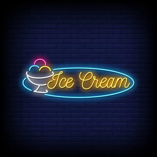 Ice Cream Shop Neon Sign - Imprint Now - NZ