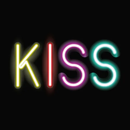 Kiss Neon Sign - Imprint Now - NZ