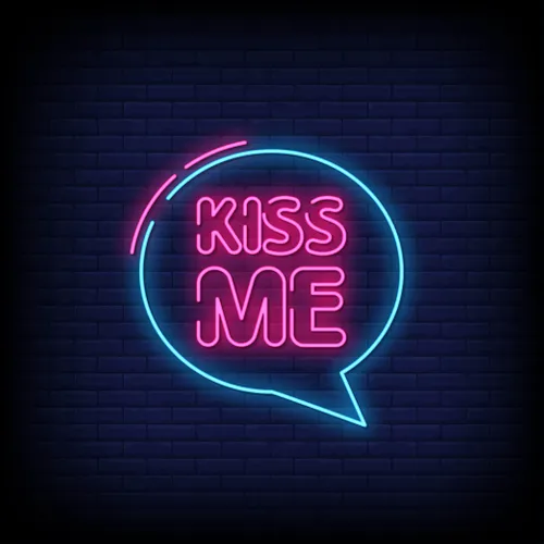 Kiss Me Neon Sign - Imprint Now - NZ