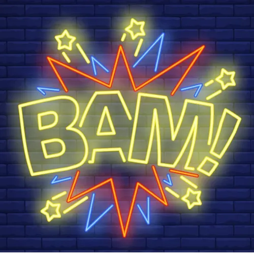 Bam Neon Sign - Imprint Now - NZ