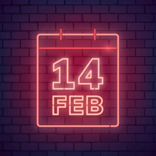 Valentine's Day Date Neon Sign - Imprint Now - NZ
