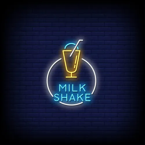 Milk Shake Neon Sign - Imprint Now - NZ