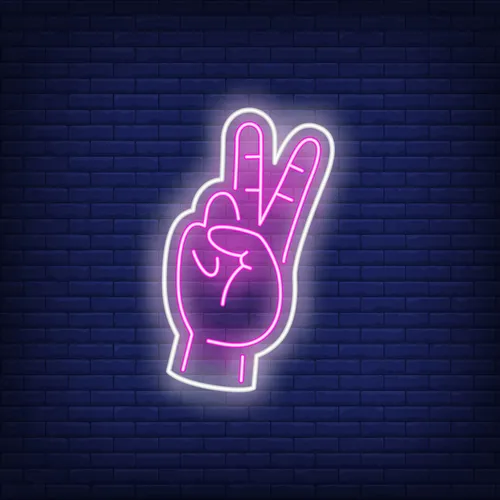 Peace Neon Sign - Imprint Now - NZ