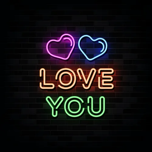 Love You Neon Sign - Imprint Now - NZ