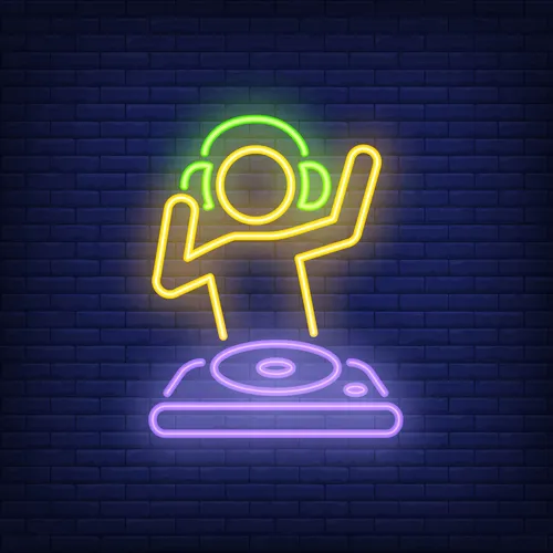 Dj Mixer Neon Sign - Imprint Now - NZ