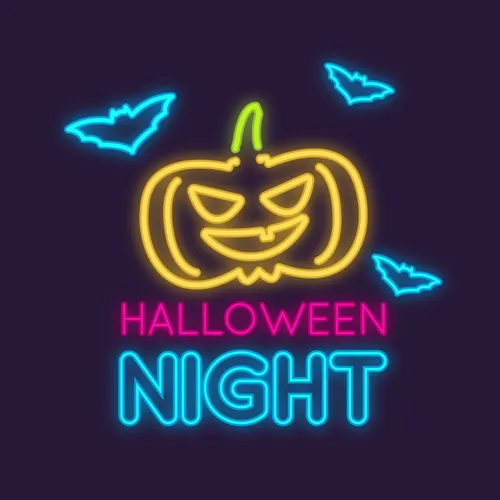 Pumpkin Halloween Night Neon Sign - Imprint Now - NZ