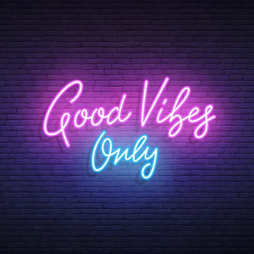 Good Vibes Only Neon Sign - Imprint Now - NZ