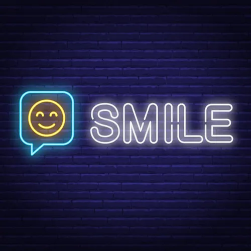 Smile Neon Sign - Imprint Now - NZ