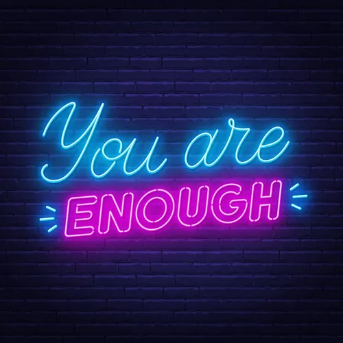 You Are Enough Neon Sign - Imprint Now - NZ