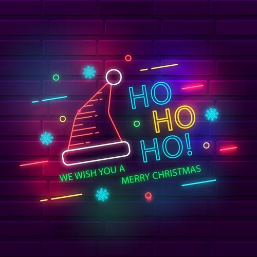 Wishing You a Merry Christmas Neon Sign - Imprint Now - NZ