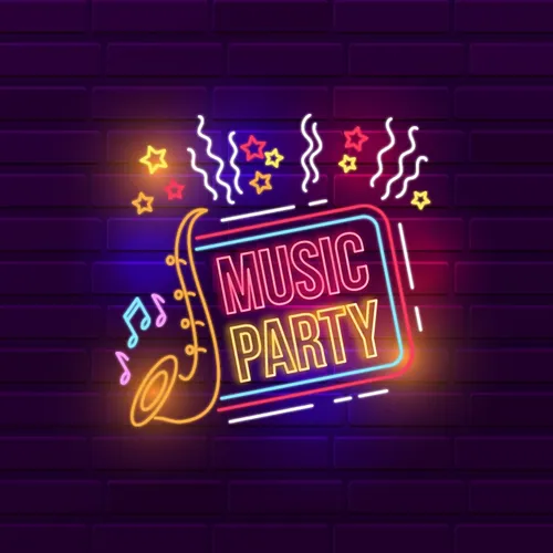 Music Party Neon Sign - Imprint Now - NZ