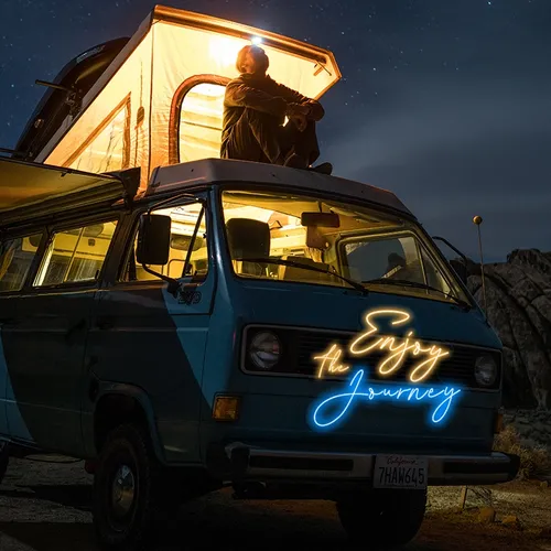 Enjoy the Journey Neon Sign - Imprint Now - NZ
