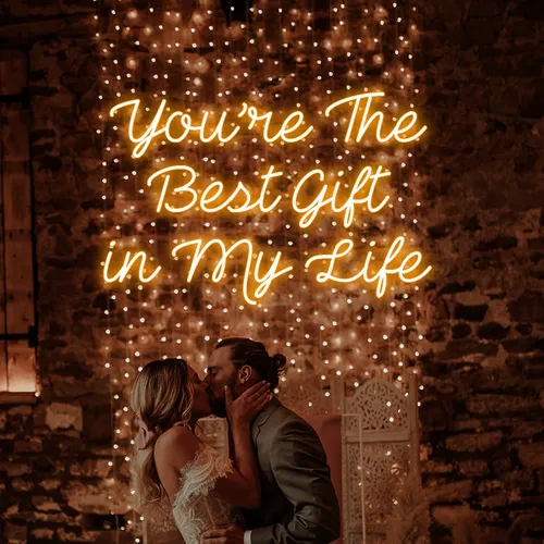 You’re The Best Gift Of My Life Neon Sign - Imprint Now - NZ