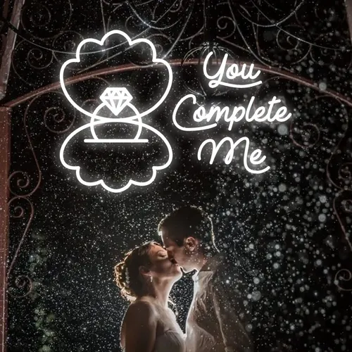 You Complete Me Neon Sign - Imprint Now - NZ