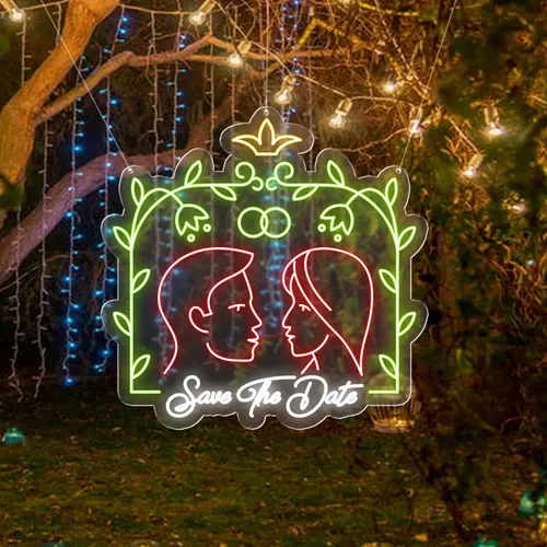 Save The Date Neon Sign - Imprint Now - NZ