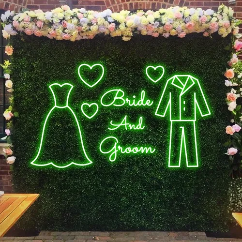 Bride and Groom Neon Sign - Imprint Now - NZ