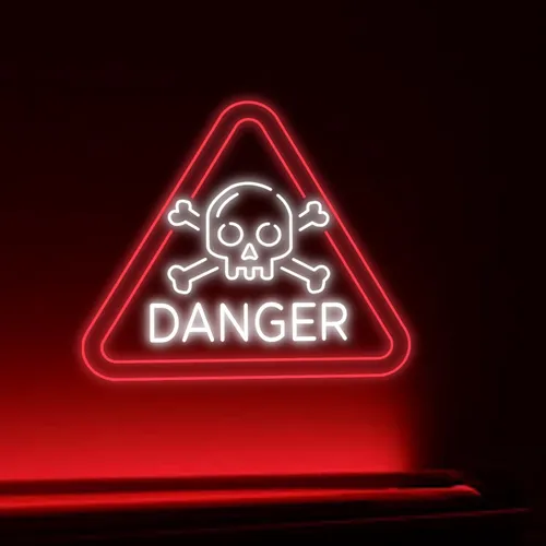 Danger Neon Sign - Imprint Now - NZ