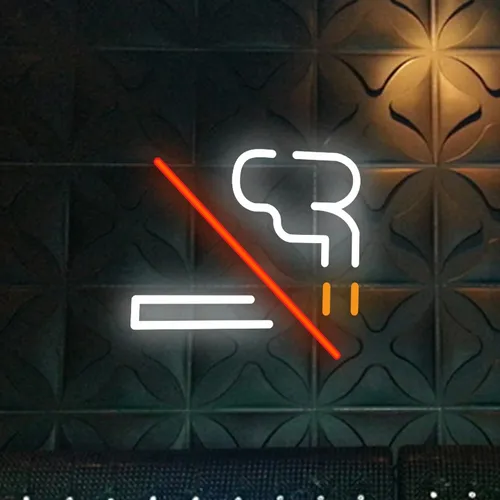 No Smoking Simple Neon Sign - Imprint Now - NZ