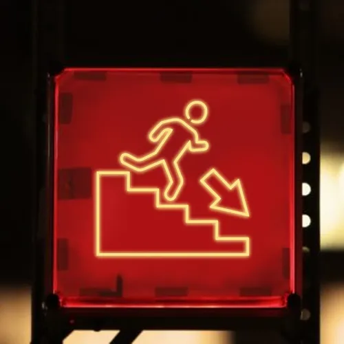 Emergency Exit Neon Sign - Imprint Now - NZ