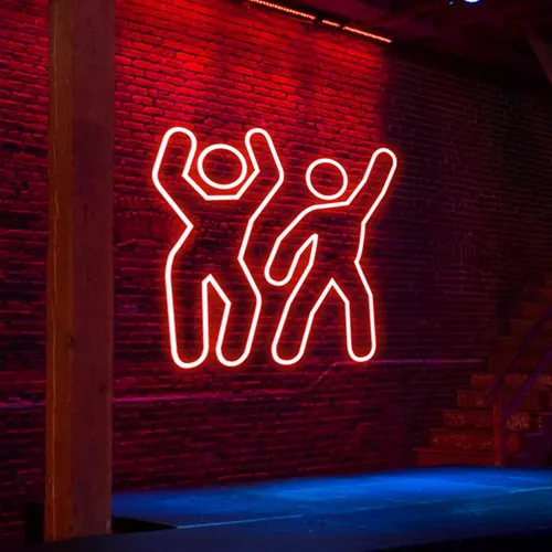 Dancing People Neon Sign - Imprint Now - NZ