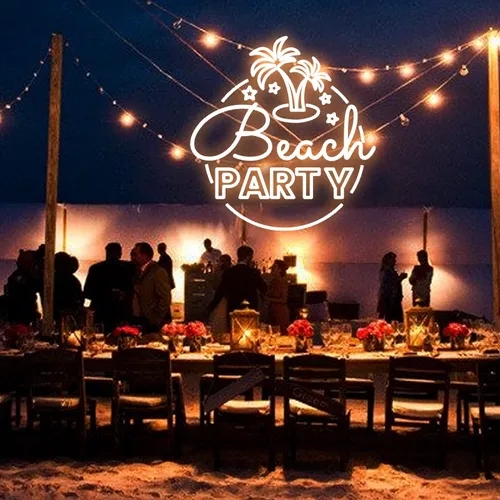 Beach Party Neon Sign - Imprint Now - NZ