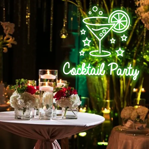 Cocktail Party Neon Sign - Imprint Now - NZ